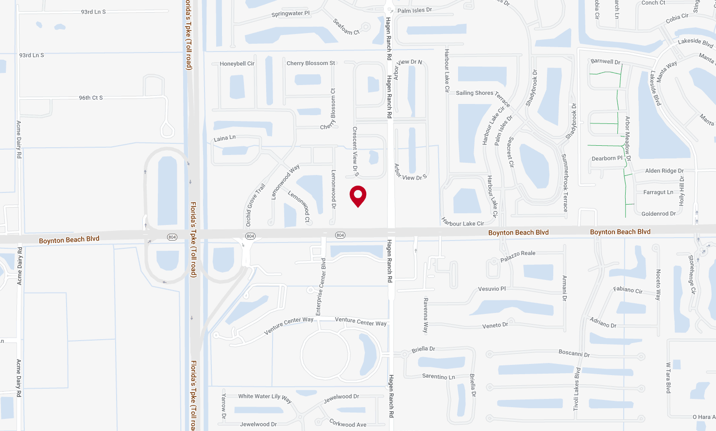 Located just west of the intersection of Hagan Ranch and Boynton Beach Boulevard in the Ansca Medical and Professional Plaza.